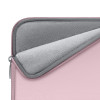 Tech-Protect NeoSlim nešiojamojo kompiuterio 15-16" dėklas su priedų krepšiu, Dusty Rose