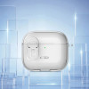 Tech-Protect plonas kabliukinis dėklas Apple AirPods 4, permatomas