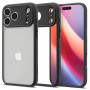 Spigen Ultra Hybrid dėklas, skirtas Apple iPhone 17 Pro Max, matinis juodas