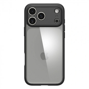 Spigen Ultra Hybrid dėklas, skirtas Apple iPhone 17 Pro Max, matinis juodas