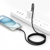 Tech-Protect Ultraboost DNA USB-C / USB-C kabelis PD100W/5A 50 cm, Iron Grey