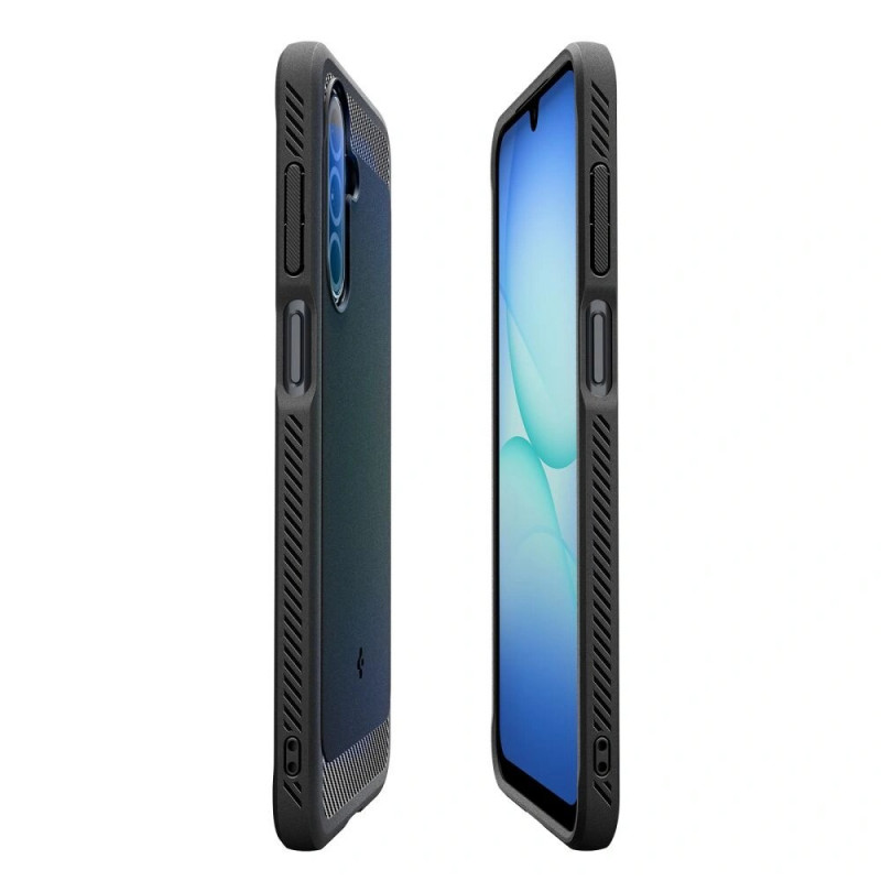 Spigen Rugged Armor ACS09844 dėklas, skirtas Samsung Galaxy A17 4G / 5G, matinis juodas