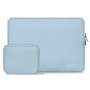 Tech-Protect NeoSlim nešiojamojo kompiuterio 13-14" dėklas su priedų krepšeliu, Winter Blue