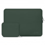 Tech-Protect NeoSlim nešiojamojo kompiuterio 13-14" dėklas su priedų krepšiu, Midnight Green