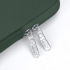 Tech-Protect NeoSlim nešiojamojo kompiuterio 13-14" dėklas su priedų krepšiu, Midnight Green