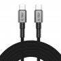 Tech-Protect Ultraboost DNA USB-C / USB-C kabelis PD100W/5A 300 cm, Iron Grey