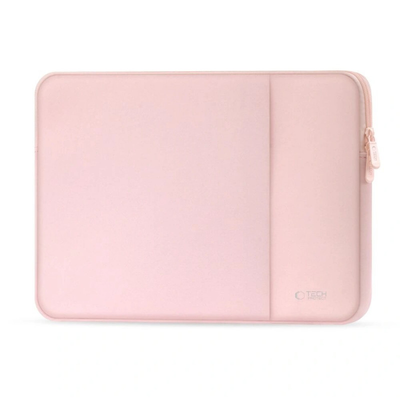 Tech-Protect neopreno nešiojamojo kompiuterio dėklas 13", Dusty Rose (rožinis)