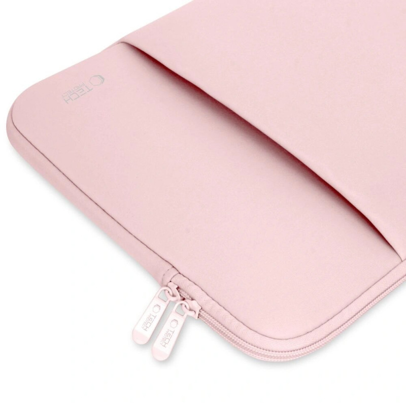 Tech-Protect neopreno nešiojamojo kompiuterio dėklas 13", Dusty Rose (rožinis)