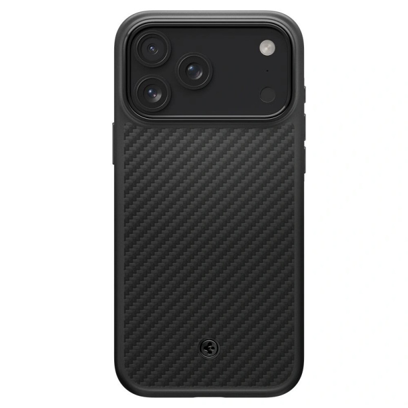 Spigen Enzo Aramid T Mag MagSafe ACS09959 dėklas skirtas Apple iPhone 17 Pro, juodas