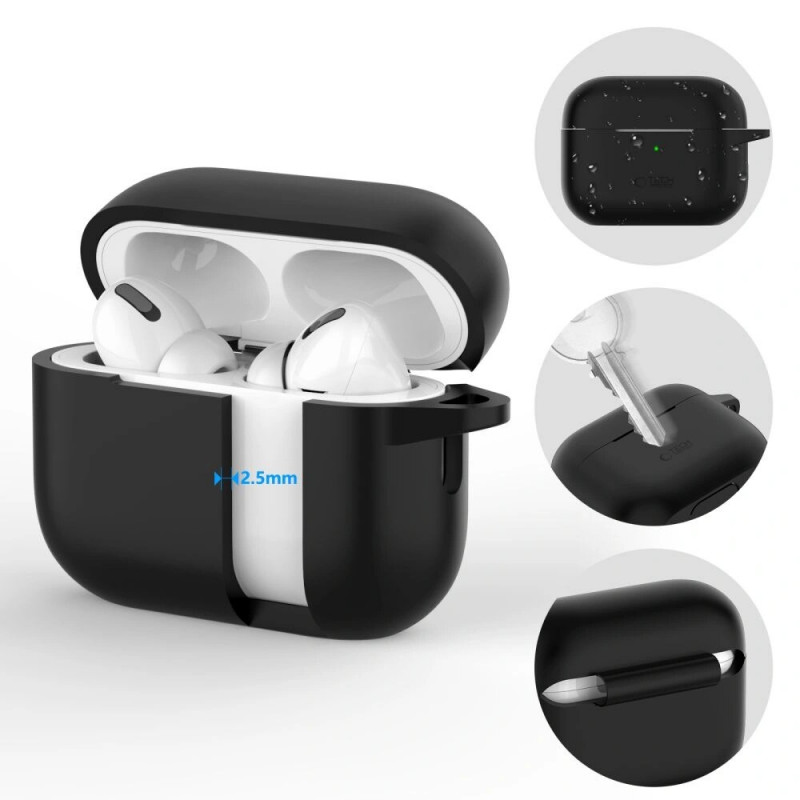 Tech-Protect silikoninis dėklas su kabliu Apple AirPods Pro 1 / 2, Baby Blue
