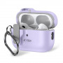 Tech-Protect plonas dėklas su kabliu Apple AirPods Pro 1 / 2, levandų spalvos