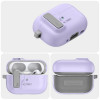 Tech-Protect plonas dėklas su kabliu Apple AirPods Pro 1 / 2, levandų spalvos