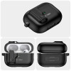Tech-Protect plonas dėklas su kabliu Apple AirPods Pro 1 / 2, juodas