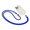 Tech-Protect C7S Rope Crossbody telefono laikiklis, Cobalt Blue/auksinis