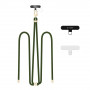 Tech-Protect C7S Rope Crossbody telefono laikiklis, Hunter Green/gold