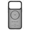 Spigen Enzo Aramid T Mag MagSafe dėklas, skirtas Apple iPhone 17 Pro Max / 18 Pro Max, juodas/sidabrinis