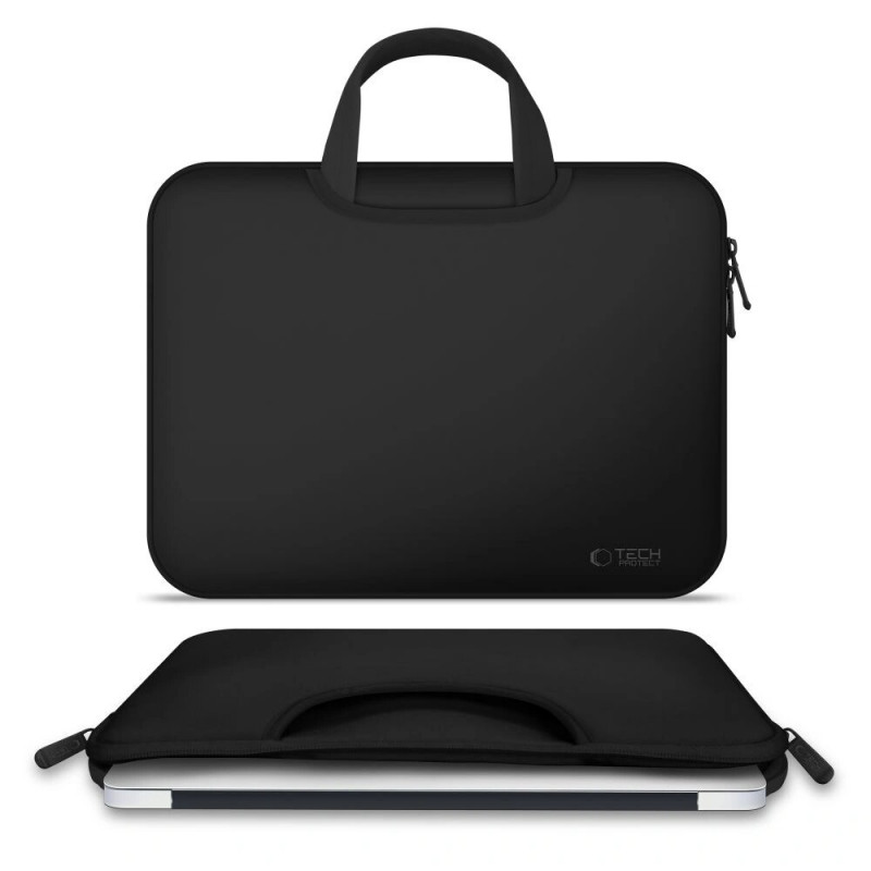 Tech-Protect neopreno nešiojamojo kompiuterio krepšys 15-16", juodas