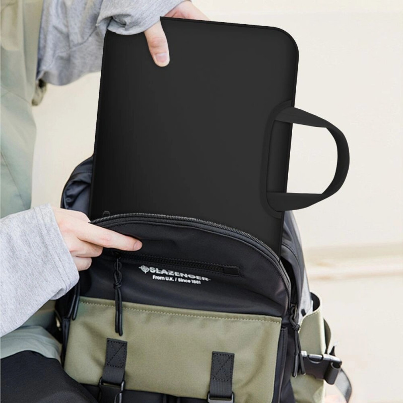 Tech-Protect neopreno nešiojamojo kompiuterio krepšys 15-16", juodas