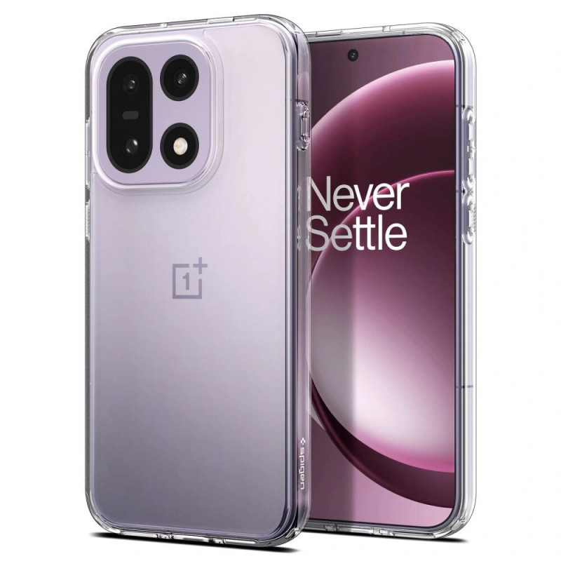 Spigen Ultra Hybrid dėklas skirtas OnePlus 15, Crystal Clear
