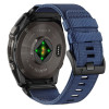 Tech-Protect nailono Classic laikrodžio dirželis, skirtas Garmin Fenix 5X / 5X Plus / 6X / 6X Pro / 7X / 8 / 8 Pro / 9 / 9 Pro 47 mm, Midnight Navy