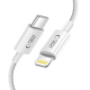 Tech-Protect Ultraboost Lite USB-C / Lightning kabelis PD27W/3A 100 cm, Cool Grey