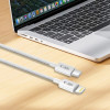 Tech-Protect Ultraboost Lite USB-C / Lightning kabelis PD27W/3A 100 cm, Cool Grey