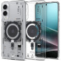 Spigen Ultra Hybrid Mag MagSafe ACS09416 dėklas, skirtas Samsung Galaxy S25 Edge, Neo One, permatomas