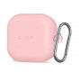 Tech-Protect silikoninis dėklas su kabliu Samsung Galaxy Buds 4 / 4 Pro, Dusty Pink