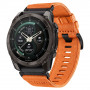 Tech-Protect nailono Classic laikrodžio dirželis, skirtas Garmin Fenix 5X / 5X Plus / 6X / 6X Pro / 7X / 8 / 8 Pro / 9 / 9 Pro 51 mm, Signal Orange