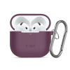 Tech-Protect silikoninis su kabliuku Apple AirPods 4 / 5 dėklas THP6094, bordo