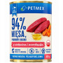 Petmex su jautiena ir morkomis suaugusiems šunims, 400 g