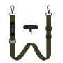 Tech-Protect C6S Rope Crossbody telefono pakabukas 2-in-1, Cargo Khaki (alyvuogių)