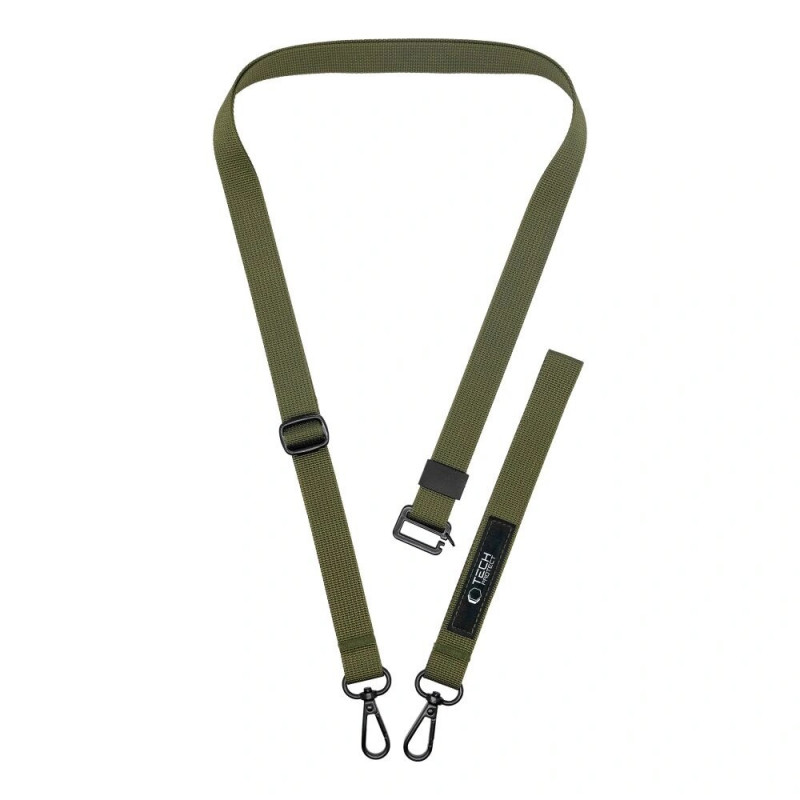 Tech-Protect C6S Rope Crossbody telefono pakabukas 2-in-1, Cargo Khaki (alyvuogių)