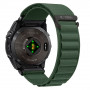 Tech-Protect Nylon Pro THP6036 laikrodžio dirželis skirtas Garmin Fenix 5X / 5X Plus / 6X / 6X Pro / 7X / 8 / 8 Pro / 9 / 9 Pro (51 mm), military green