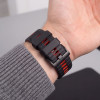 Tech-Protect Iconband Pro laikrodžio dirželis, skirtas Garmin Fenix 5X / 5X Plus / 6X / 6X Pro / 7X / 8 / 8 Pro / 9 / 9 Pro (47 mm), juodas / raudonas