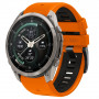 Tech-Protect Iconband Pro THP6048 laikrodžio dirželis, skirtas Garmin Fenix 5X / 5X Plus / 6X / 6X Pro / 7X / 8 / 8 Pro / 9 / 9 Pro (47 mm), oranžinis / juodas