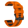 Tech-Protect Iconband Pro THP6048 laikrodžio dirželis, skirtas Garmin Fenix 5X / 5X Plus / 6X / 6X Pro / 7X / 8 / 8 Pro / 9 / 9 Pro (47 mm), oranžinis / juodas