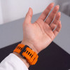 Tech-Protect Iconband Pro THP6048 laikrodžio dirželis, skirtas Garmin Fenix 5X / 5X Plus / 6X / 6X Pro / 7X / 8 / 8 Pro / 9 / 9 Pro (47 mm), oranžinis / juodas