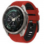 Tech-Protect Iconband Pro THP6050 laikrodžio dirželis, skirtas Garmin Fenix 5X / 5X Plus / 6X / 6X Pro / 7X / 8 / 8 Pro / 9 / 9 Pro (47 mm), raudonas / juodas