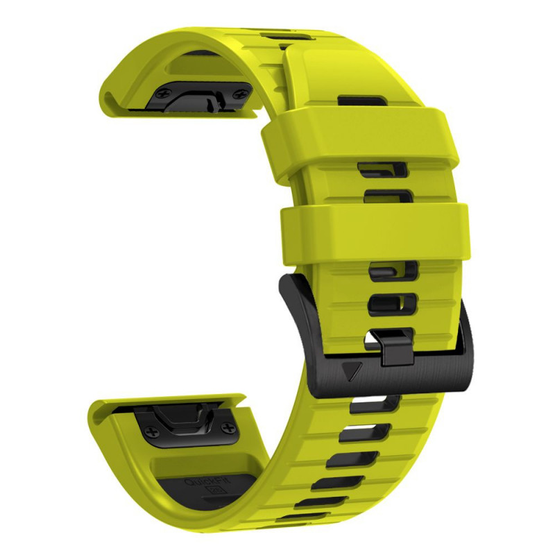 Tech-Protect Iconband Pro THP6051 laikrodžio dirželis, skirtas Garmin Fenix 5X / 5X Plus / 6X / 6X Pro / 7X / 8 / 8 Pro / 9 / 9 Pro (47 mm), lime / black