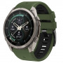 Tech-Protect Iconband Pro THP6041 laikrodžio dirželis, skirtas Garmin Fenix 5X / 5X Plus / 6X / 6X Pro / 7X / 8 / 8 Pro / 9 / 9 Pro (51 mm), žalias / juodas