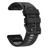 Tech-Protect Iconband Pro THP6039 laikrodžio dirželis, skirtas Garmin Fenix 5X / 5X Plus / 6X / 6X Pro / 7X / 8 / 8 Pro / 9 / 9 Pro (51 mm), juodas / pilkas