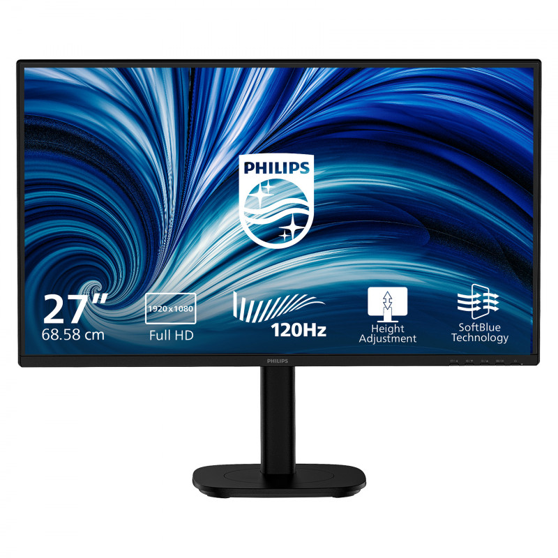 Philips 3000 Series 27B2N3200A/00 27 colių LED monitorius, IPS, Full HD, juodas
