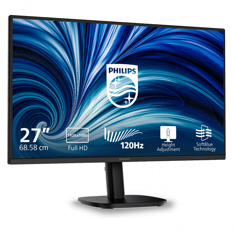 Philips 3000 Series 27B2N3200A/00 27 colių LED monitorius, IPS, Full HD, juodas