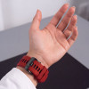 Tech-Protect Iconband Pro THP6043 laikrodžio dirželis, skirtas Garmin Fenix 5X / 5X Plus / 6X / 6X Pro / 7X / 8 / 8 Pro / 9 / 9 Pro (51 mm), raudonas / juodas
