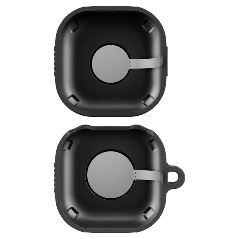 Spigen Rugged Armor dėklas, skirtas Samsung Galaxy Buds 4 / 4 Pro, matinė juoda
