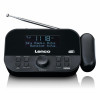 Lenco CR-615BK radijo žadintuvas su projekcija, DAB+/FM, juodas