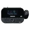Lenco CR-615BK radijo žadintuvas su projekcija, DAB+/FM, juodas