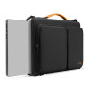 Tech-Protect Defender Bag THP4355 nešiojamojo kompiuterio krepšys 13-14", juodas/oranžinis