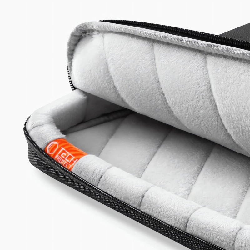 Tech-Protect Defender Bag THP4355 nešiojamojo kompiuterio krepšys 13-14", juodas/oranžinis